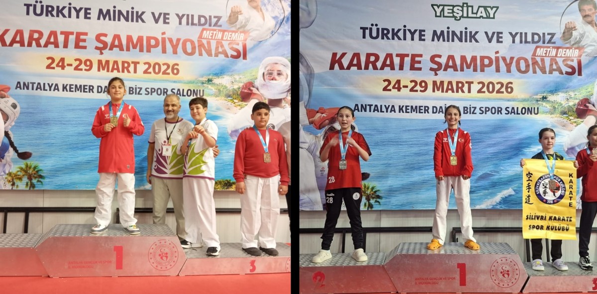 KARATEDE İKİ ALTIN BİR GÜMÜŞ 27.03.2026