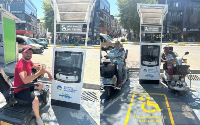 AKYAZI’DA ENGELLİ ARAÇ ŞARJ İSTASYONUNU 05.07.2026