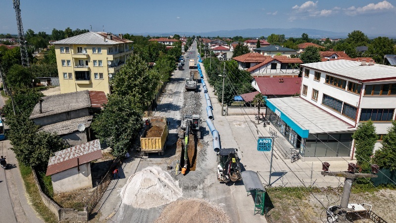 SASKİ AKYAZIDA YEDİ MAHHELEDE SU İSHALE HATTINI YENİLİYOR 11.08.2026