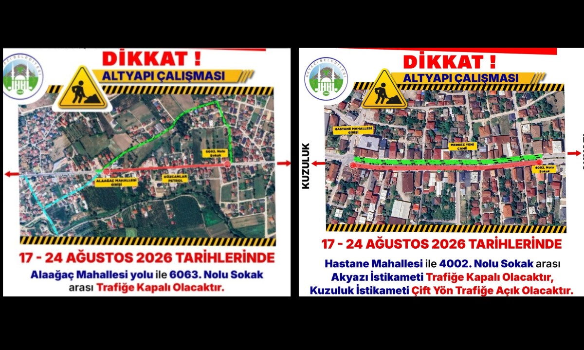 GÜZERGÂH DEĞİŞİKLİĞİ 17.08.2026