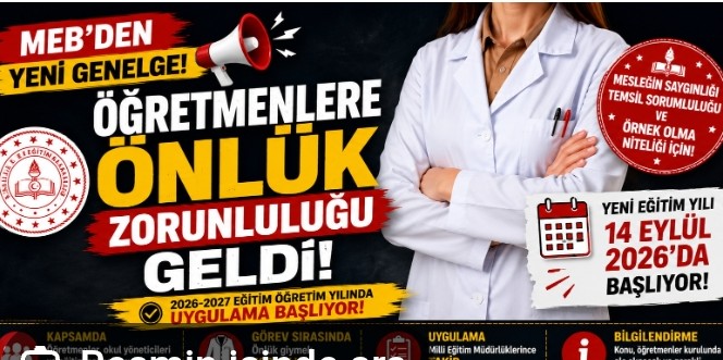 BAKAN'DAN ÖNLÜK GENELGESİ 20.08.2026