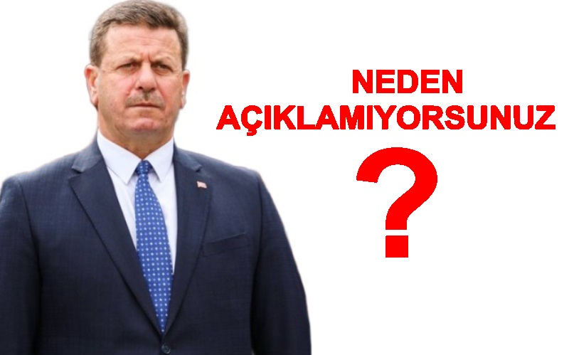 NEDEN AÇIKLAMIYORSUNUZ? 31.08.2026