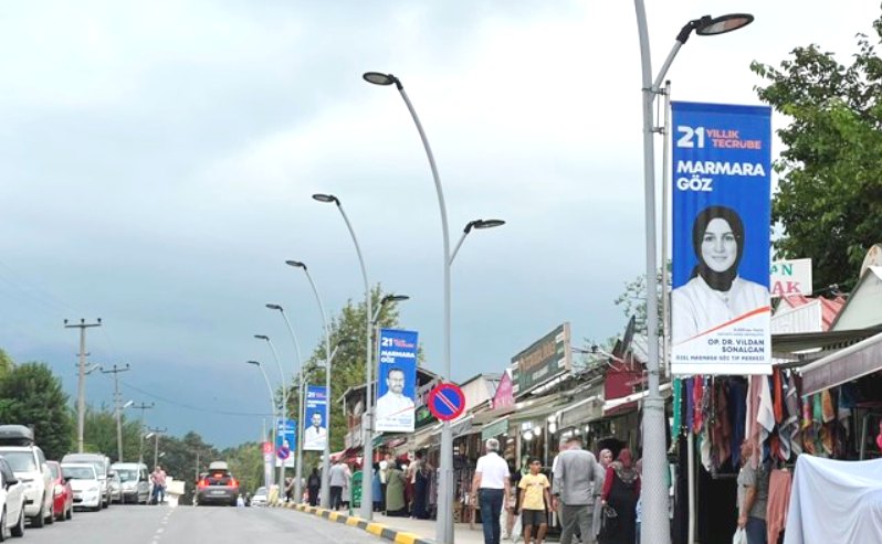AKYAZI’DA POLE BANNER REKLAM HİZMETİ BAŞLADI 04.09.2026