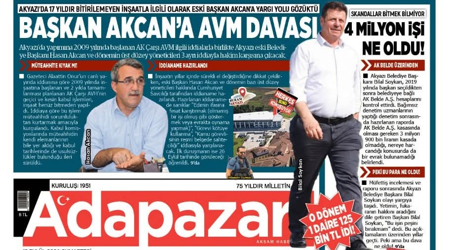 KAYIP 4 MİLYON TL YİNE GÜNDEMDE 12.09.2026 