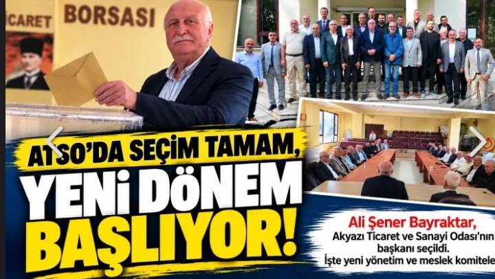 ATSO YÖNETİM KURULU BAŞKANI ALİ ŞENER BAYRAKTAR OLDU 11.10.20226