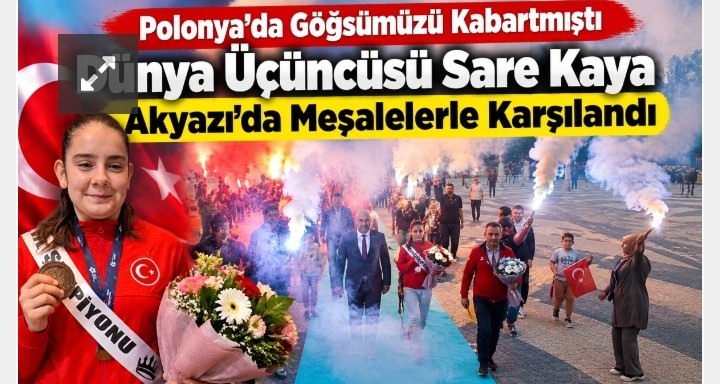 DUNYA 3.SÜ SARE KAYA'YA MUHTEŞEM KARŞILAMA 22.10.2026