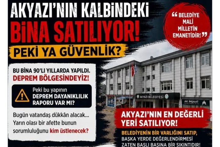 ALAN DİYOR Kİ DEPREME DAYANIKLILIK RAPORU VARMI